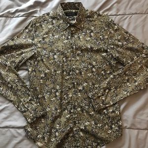 Zara Long Sleeve Oxford Button Dress Shirt